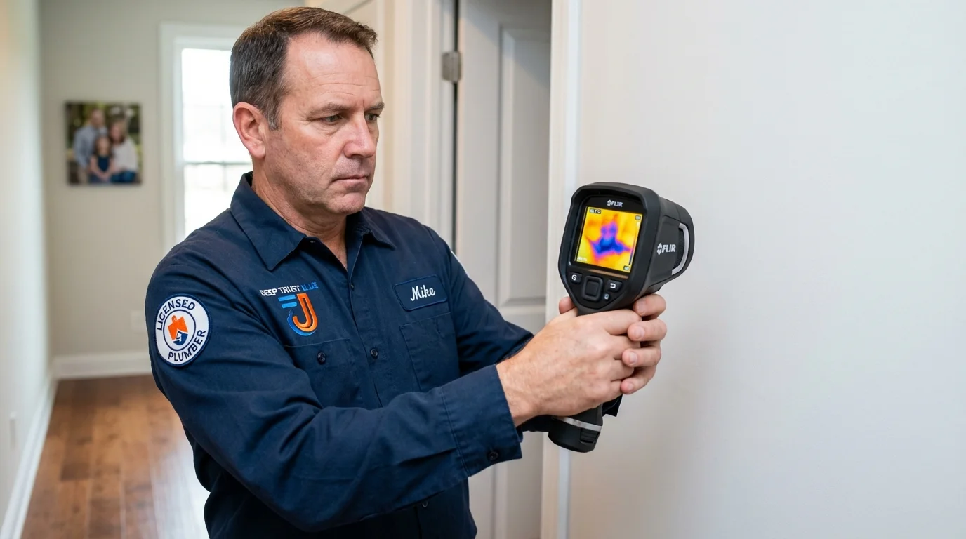Thermal imaging leak detection by Johns Plumbing LLC in Rosemount